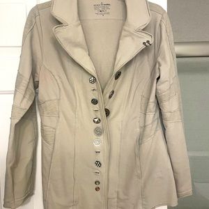 size M Neon Buddah jacket with cool buttons